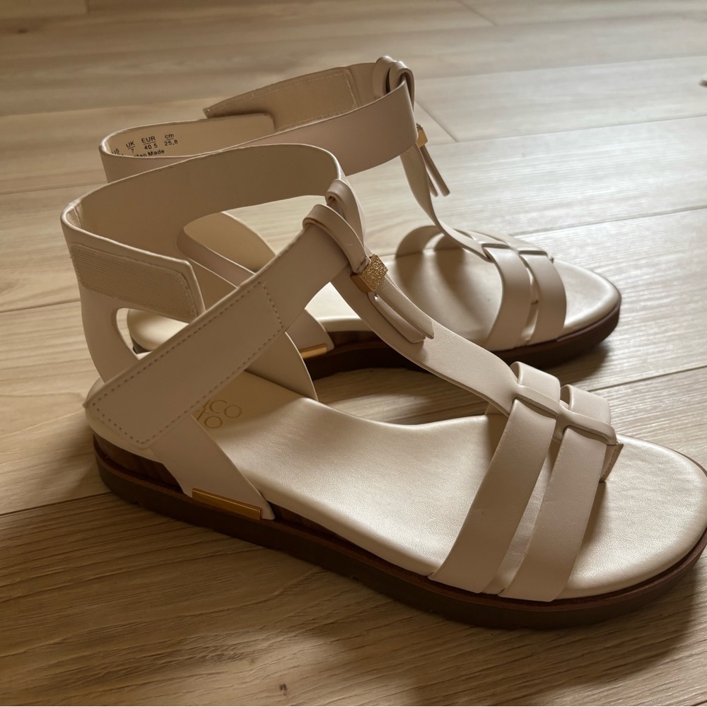 Elegant Cream Sandals